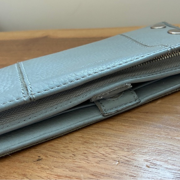 Hammitt 110 North Leather Wallet with Silver Accents - Picture 2 of 4